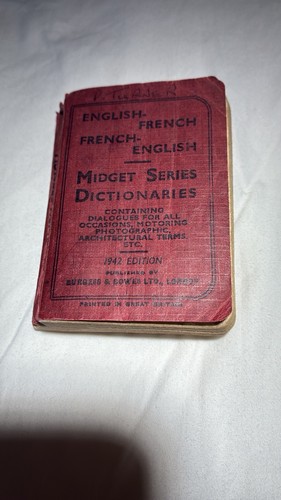 1942 vintage miniature - vintage,