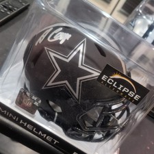 Amari Cooper Autographed Dallas Cowboys Eclipse Speed Mini Helmet (JSA)