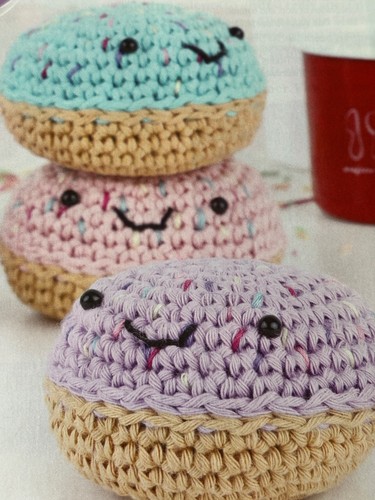 Cute crochet doughnuts - cute,