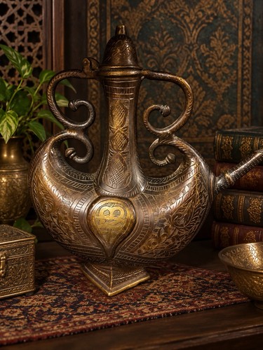 1950s tibetan trinetra brass - 1950s,
