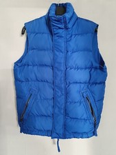 Abercrombie & Fitch Gilet Down Puffer Cobalt Blue Waistcoat Vest Mens Boys S