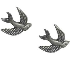 2 x Swallow Bird Handcrafted