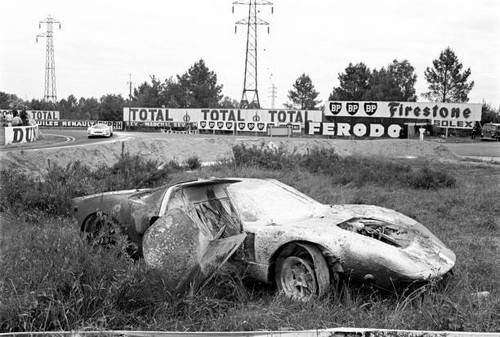 Burned out ford gt40 mike - gt40,