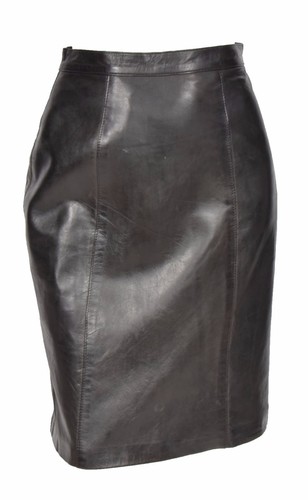 Ladies real leather knee - real,
