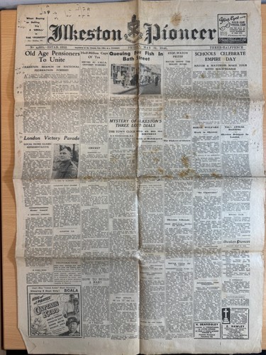 Ilkeston pioneer newspaper - ilkeston,