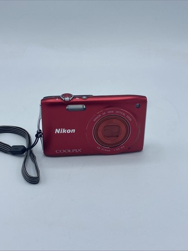 Nikon coolpix s3200 red - coolpix,