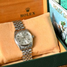 Rolex Datejust Steel & White