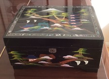 Vintage Japanese Wooden Box