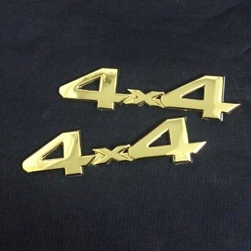 Big golden 4x4 chrome - 2x,