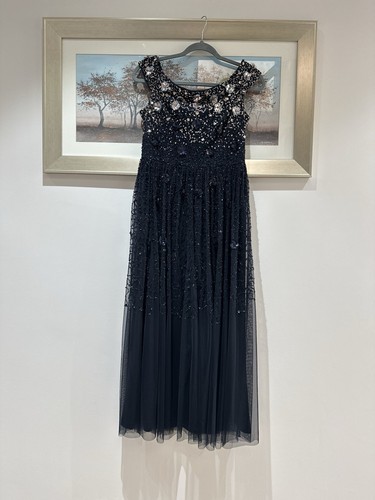 Adrianna papell navy beaded - adrianna,