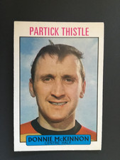 a & bc gum Scottish purple back football cards 1971 s 2 McKinnon Partick T 113