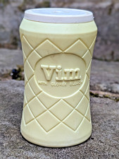 HTF RARE Yellow VIM Scouring Powder 1960s TV Prop Theatre Unilever Bath Cleaner
