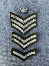 Khaki Rank Stripe Chevrons Lance Corporal, Staff Sergeant, British Army Surplus