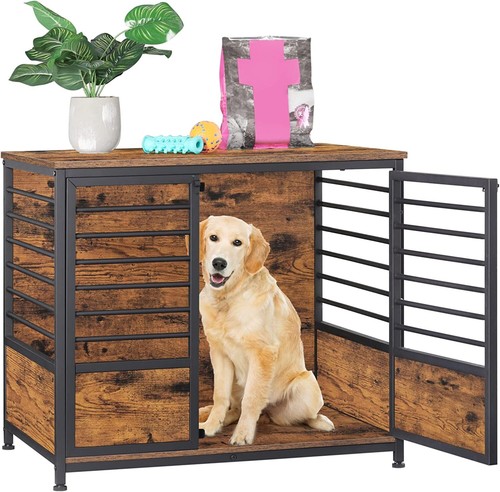 Dog crate furniture wooden - crate, furniture,