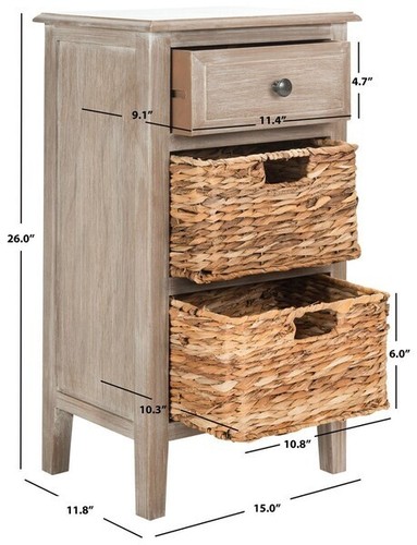 Safavieh everly drawer side - safavieh,