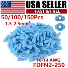 Blue Female Spade Terminals