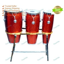Fibre Congo With Stand Drum
