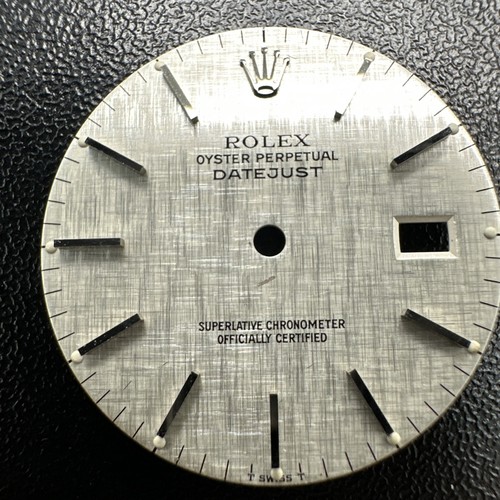 Original rolex dial silver - original,