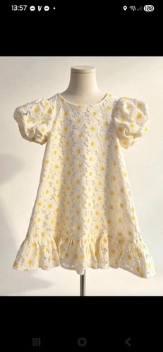 Monsoon dress girls age 6 - 6,
