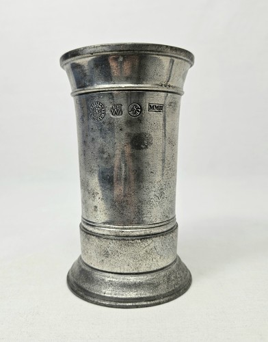 Sheffield pewter beaker cup - pewter,