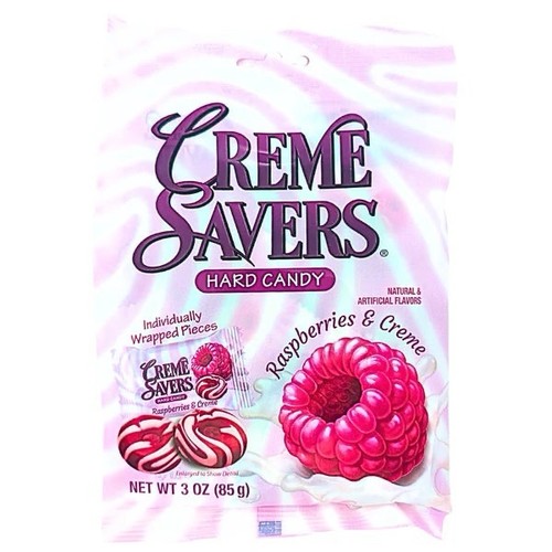 Crème savers raspberry and - savers,