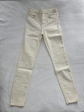 Zara Cream White High Waisted