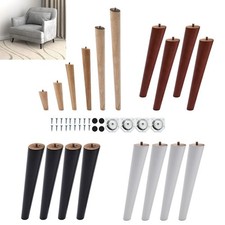 4x Wooden Legs Replacement