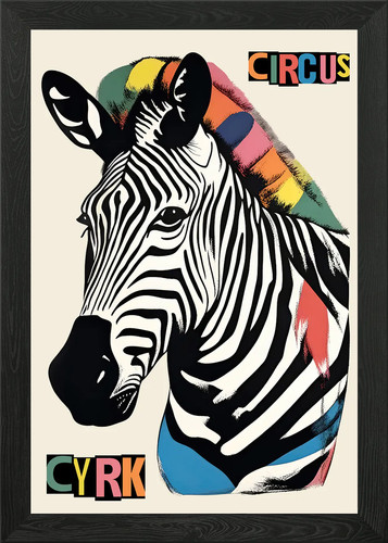 Retro circus poster - poster, cyrk