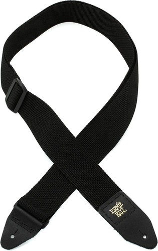 Ernie ball black - black, polypro