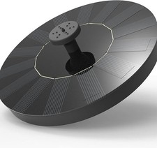 Solar Fountain Pump 1.4W With Nozzles For Pond Pool & Garden-New But Damage