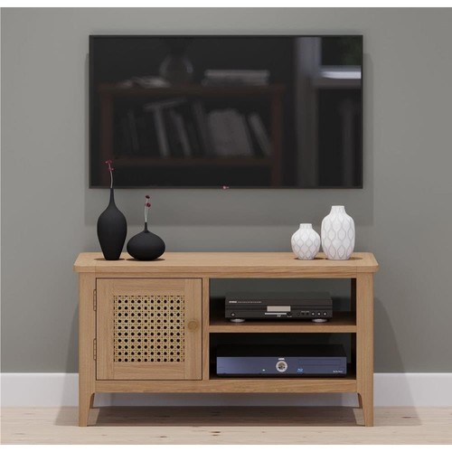 Solid oak television cabinet - oak,