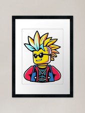 Lego Rocker Framed Art Print