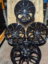 Renault Clio M4 Sport RS 200 Wheels 17 Inch Gloss Black Excellent Condition
