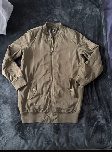 Khaki bomber jacket - bomber, primark