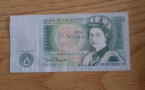 Vintage pound note bank of - pound,