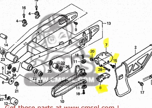 Honda crm250ar oem - honda,