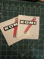 KONI Racing STICKERS x2 with