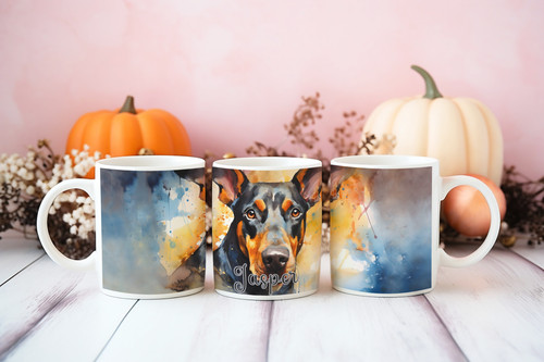 Free post doberman mug - post,
