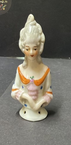 Antique porcelain pin cushion - porcelain,