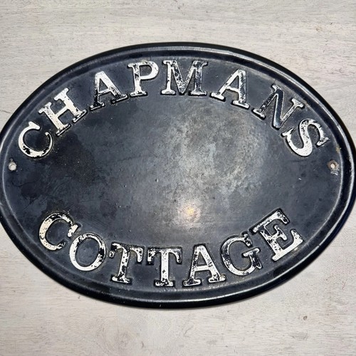 House sign door - house, plate