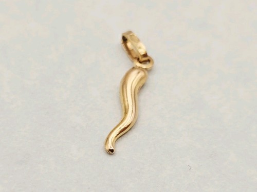 Solid 18k gold corno italian - 18k,
