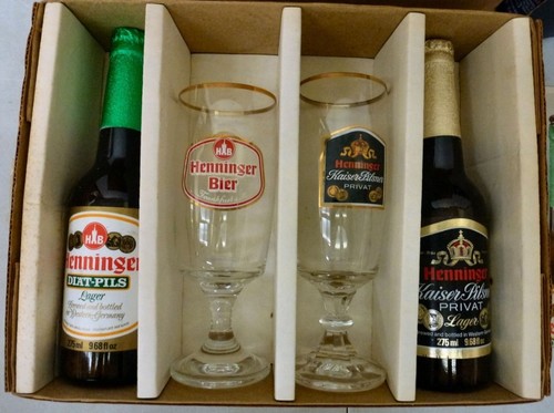 Vintage henninger beer gift - henninger,