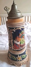 Musical Hand Painted Beer Stein.  German
