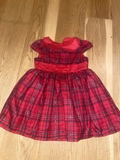 Red Tartan Dress Age 12/18
