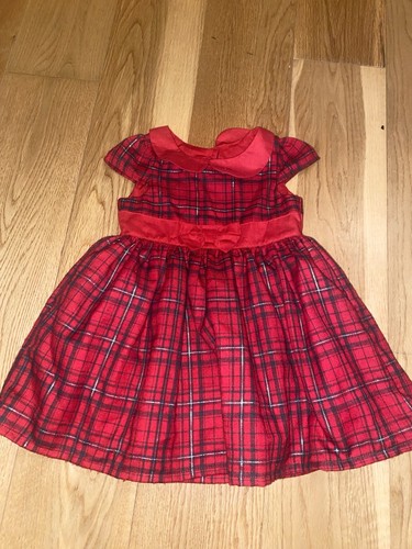 Red tartan dress age 18 - age, 12/18