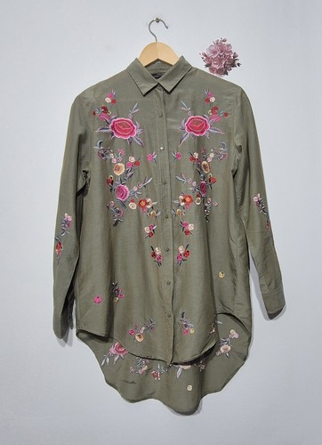 Zara woman embroidered silk - woman,