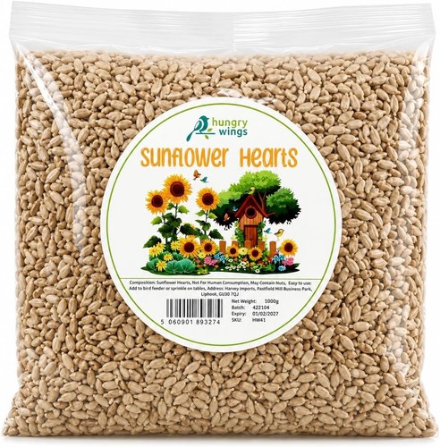 Wild bird food 1kg sunflower - wild,