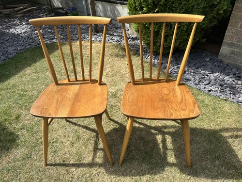 Pair vintage ercol 737 dining - ercol,