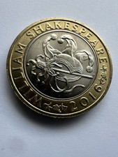 2016 William Shakespeare £2 2