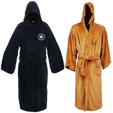 Men Bathrobe Jedi Sith Hooded bathrobe Cloak Star war Soft Dressing Gown HD Hot